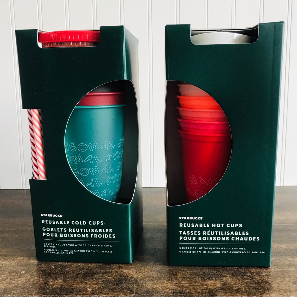 ‼️Christmas Sale Starbucks Reusable Cold /Hot Cups